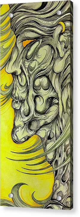 Yellow Eye Neck - Acrylic Print