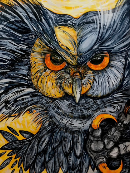 Un Great Horned Owl