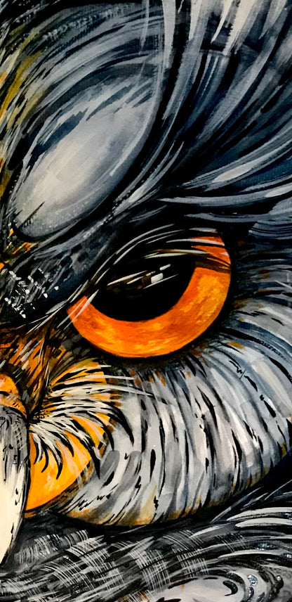 Un Great Horned Owl