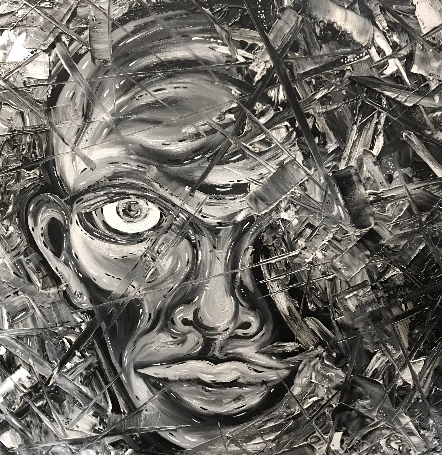 Grayscale Face