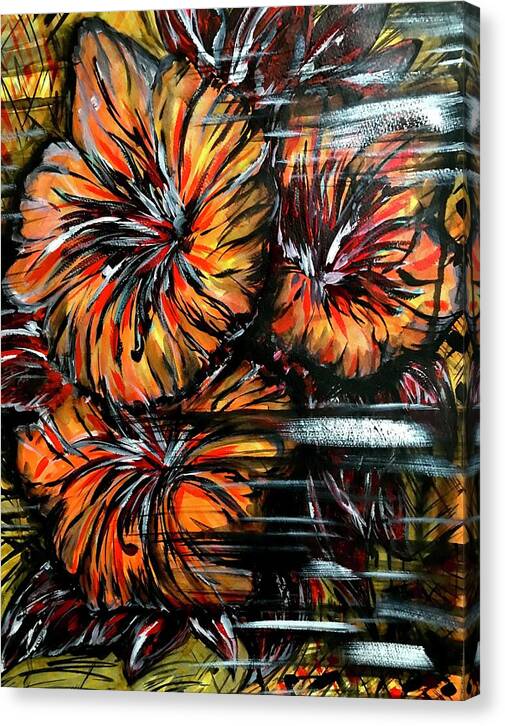 Abstract Lillies - Canvas Print