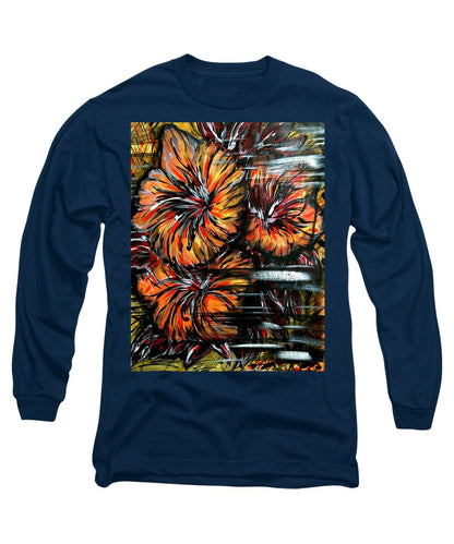 Abstract Lillies - Long Sleeve T-Shirt
