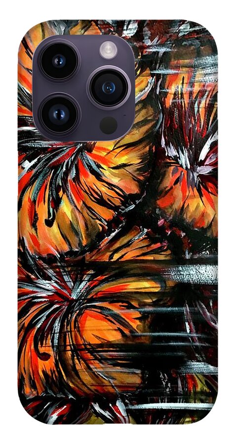 Abstract Lillies - Phone Case