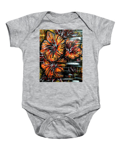 Abstract Lillies - Baby Onesie