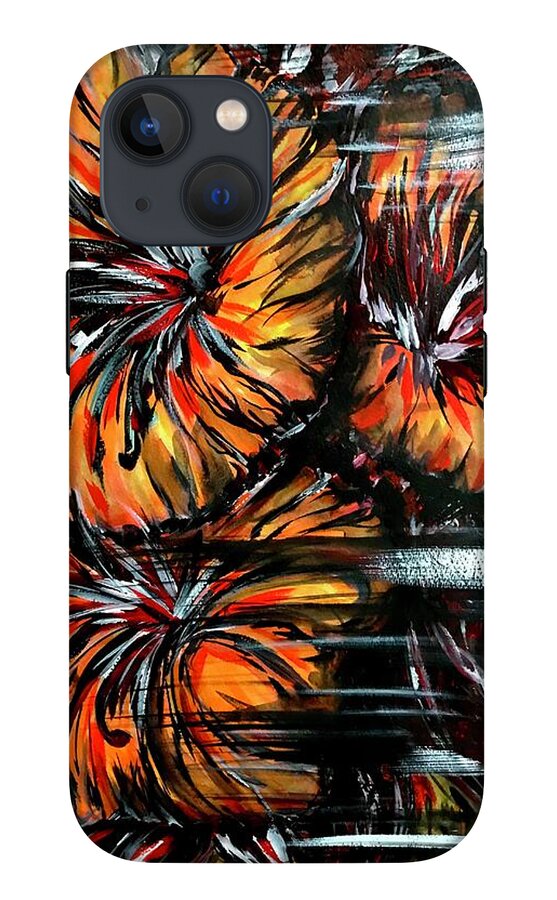 Abstract Lillies - Phone Case