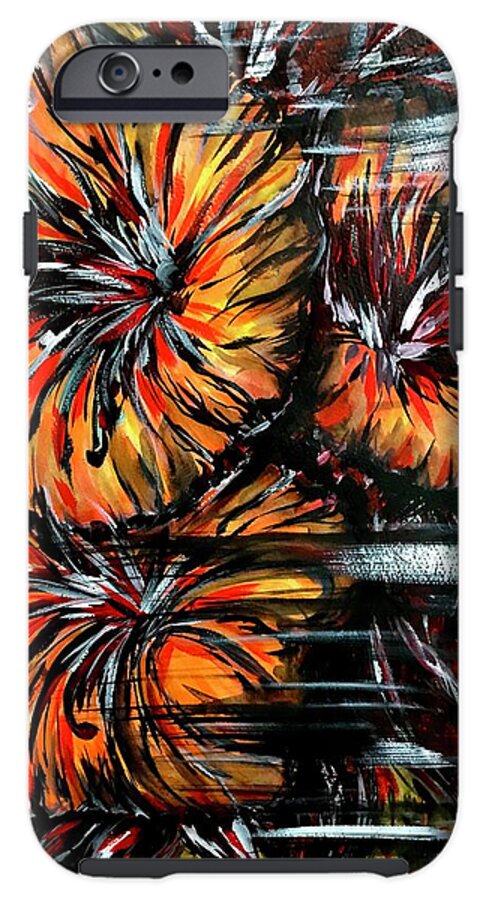 Abstract Lillies - Phone Case