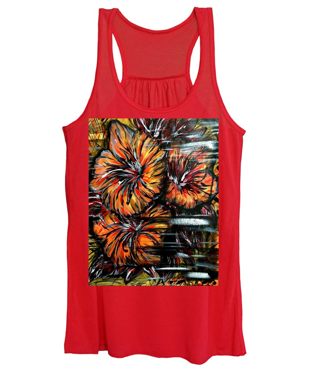 Abstract Lillies - Women's Tank Top
