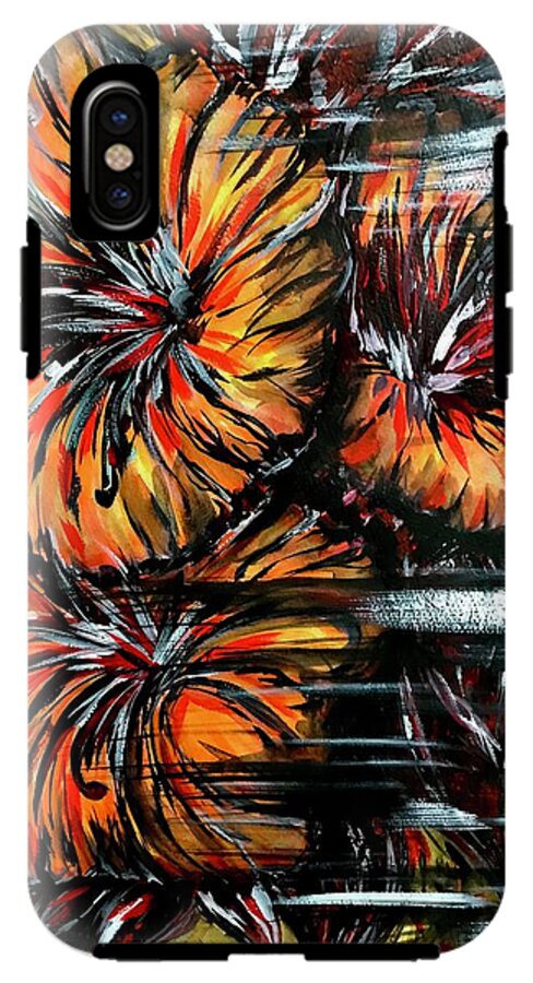 Abstract Lillies - Phone Case