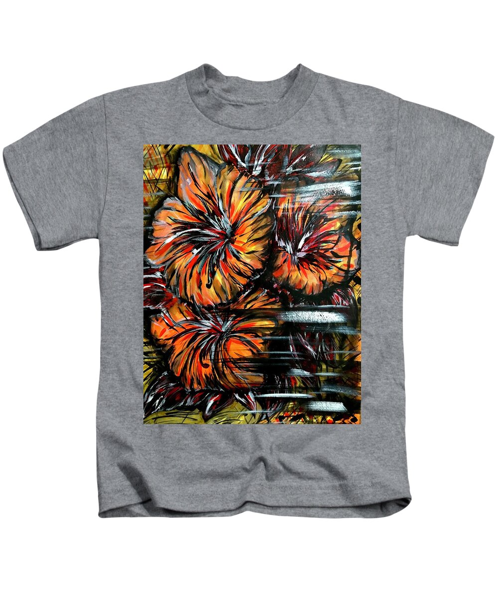 Abstract Lillies - Kids T-Shirt