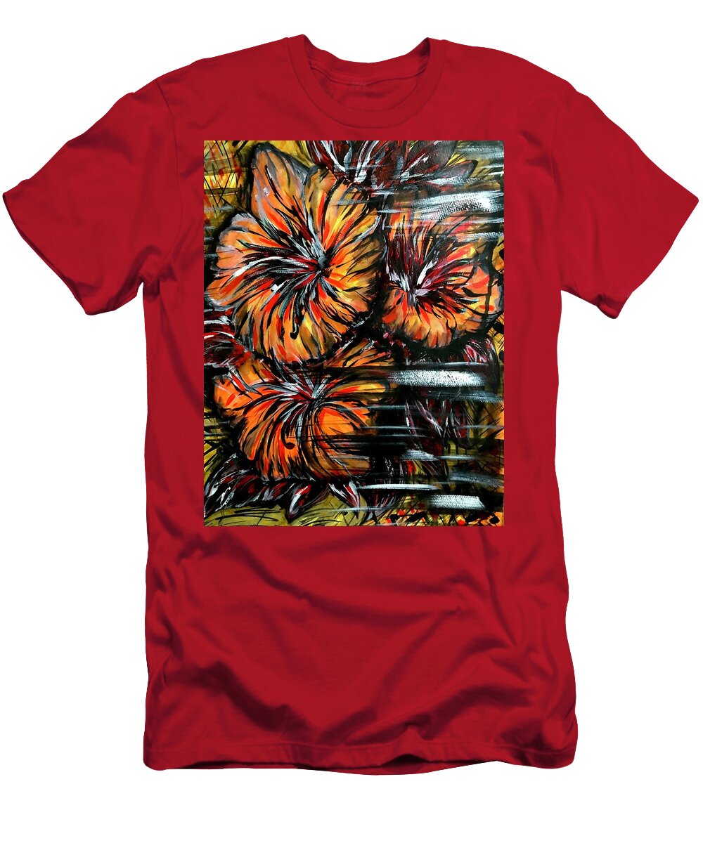 Abstract Lillies - T-Shirt