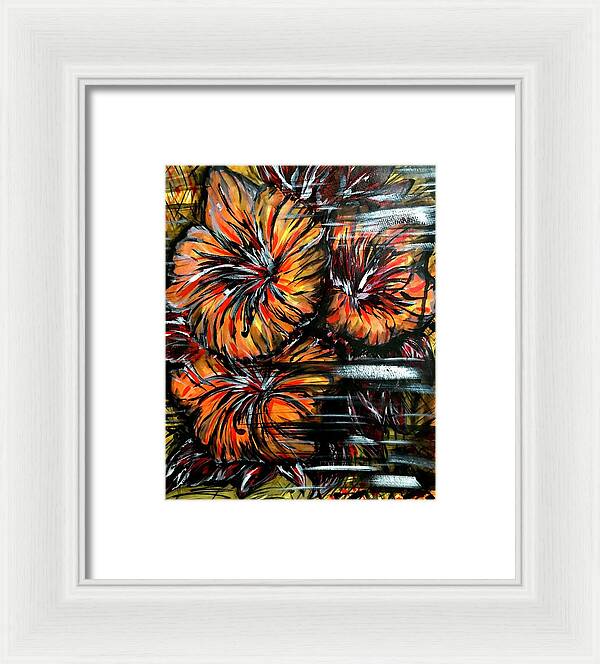 Abstract Lillies - Framed Print
