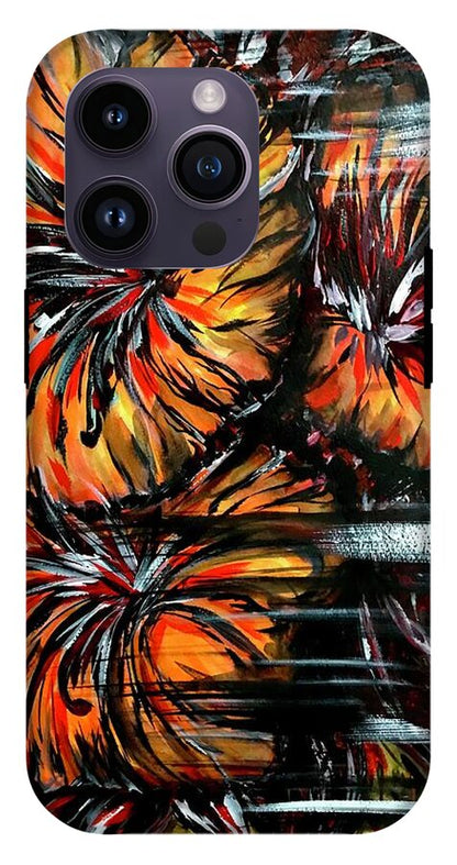 Abstract Lillies - Phone Case