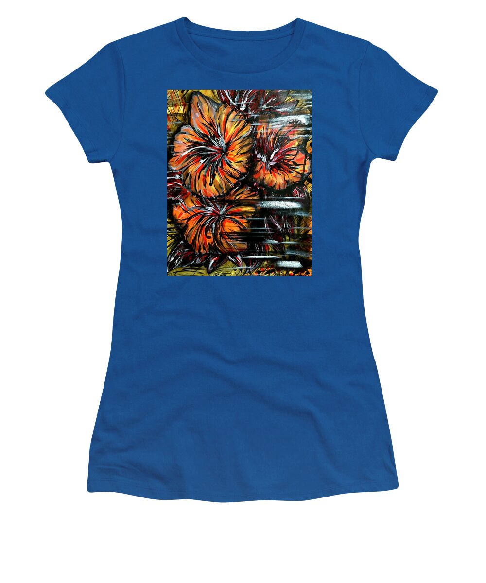Abstract Lillies - Women's T-Shirt