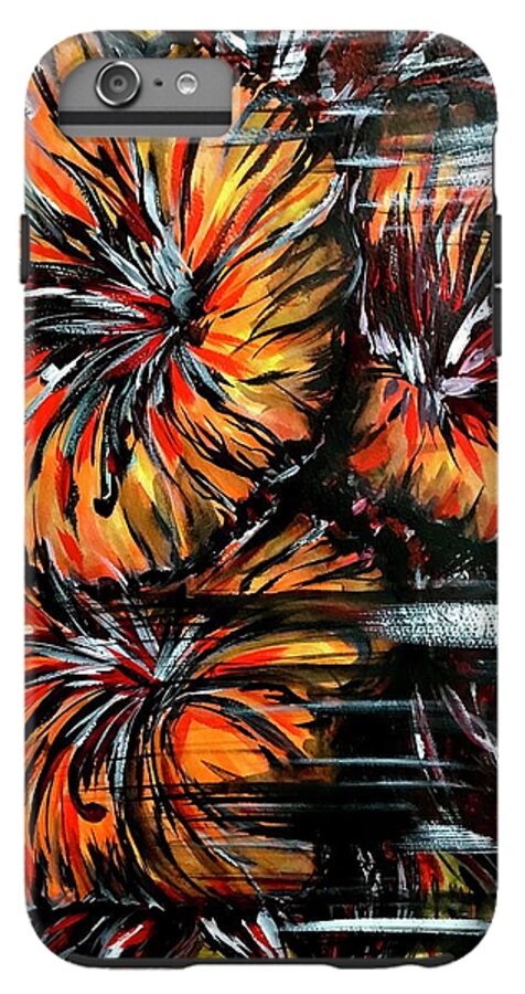Abstract Lillies - Phone Case