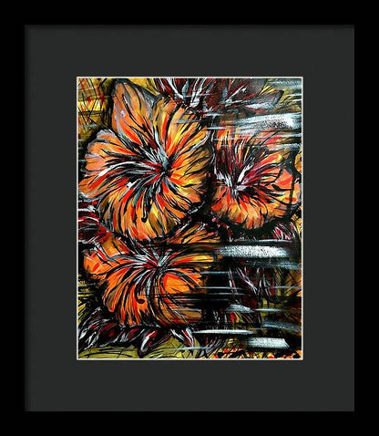 Abstract Lillies - Framed Print