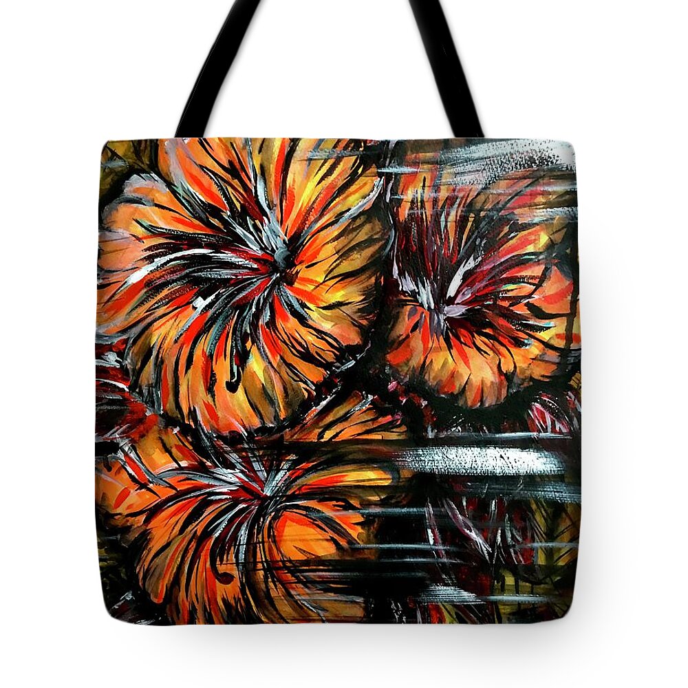 Abstract Lillies - Tote Bag