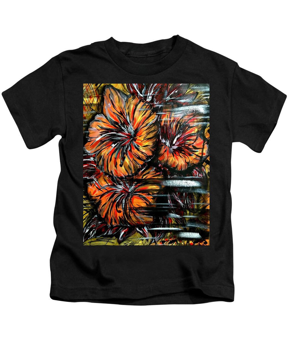Abstract Lillies - Kids T-Shirt