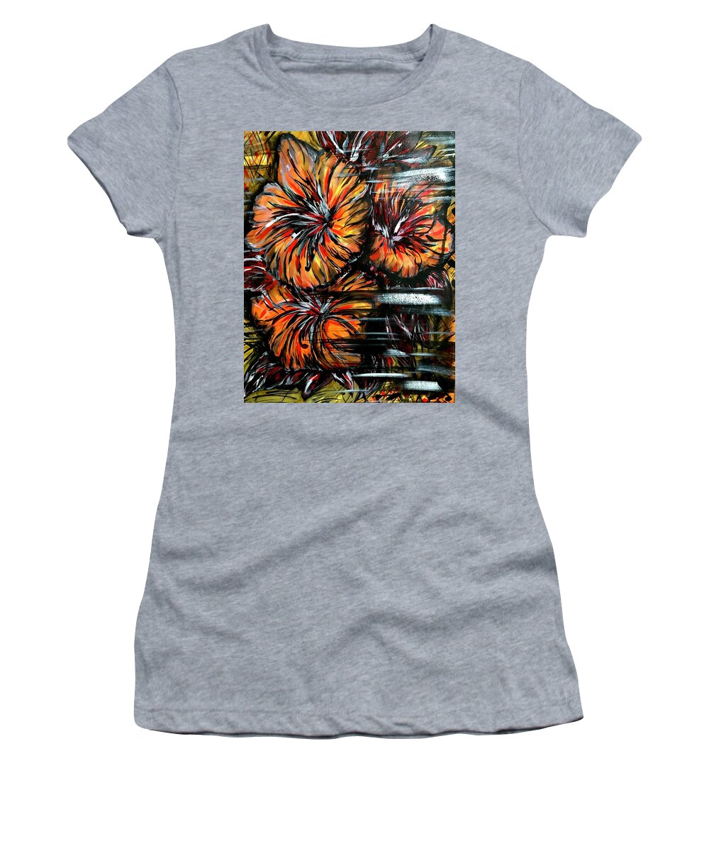Abstract Lillies - Women's T-Shirt