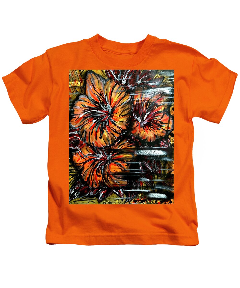 Abstract Lillies - Kids T-Shirt