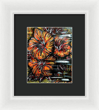 Abstract Lillies - Framed Print