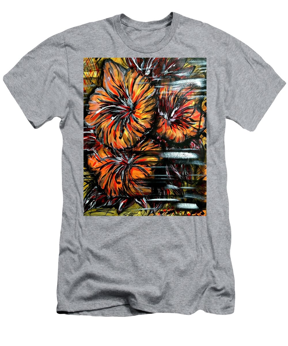 Abstract Lillies - T-Shirt