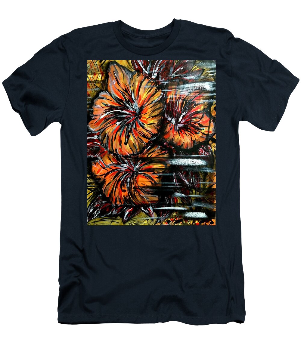 Abstract Lillies - T-Shirt