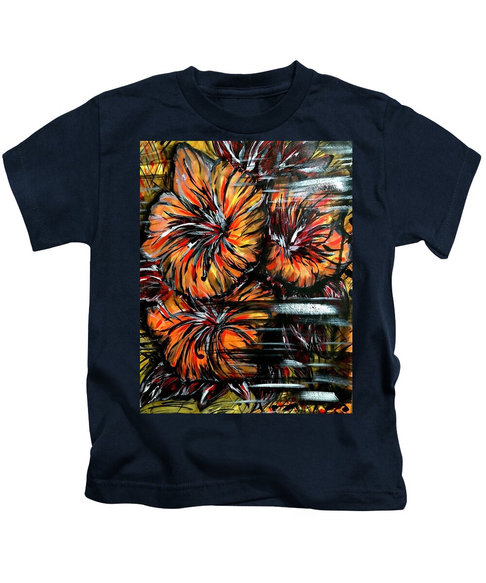 Abstract Lillies - Kids T-Shirt