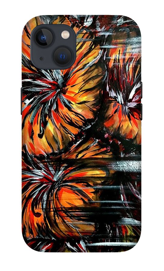 Abstract Lillies - Phone Case