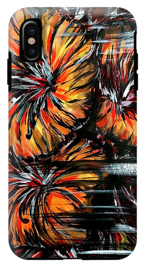 Abstract Lillies - Phone Case