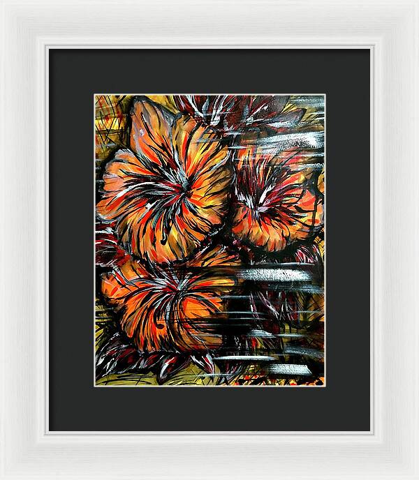 Abstract Lillies - Framed Print