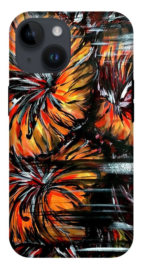 Abstract Lillies - Phone Case