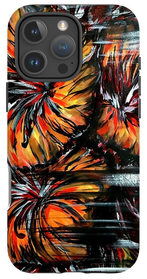 Abstract Lillies - Phone Case