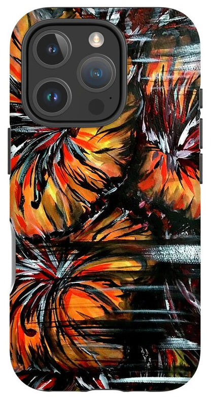 Abstract Lillies - Phone Case