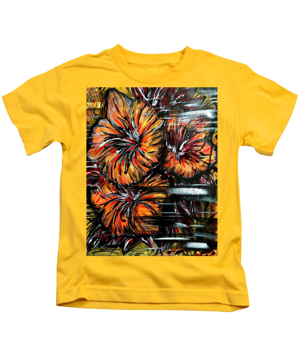Abstract Lillies - Kids T-Shirt