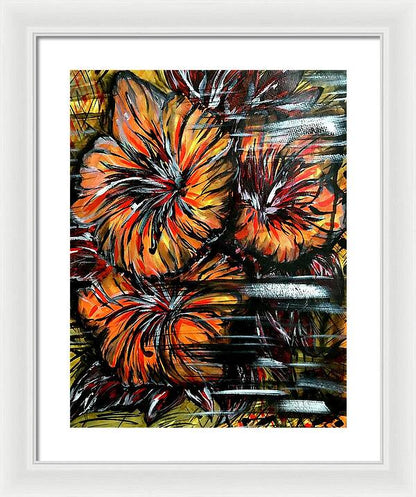 Abstract Lillies - Framed Print
