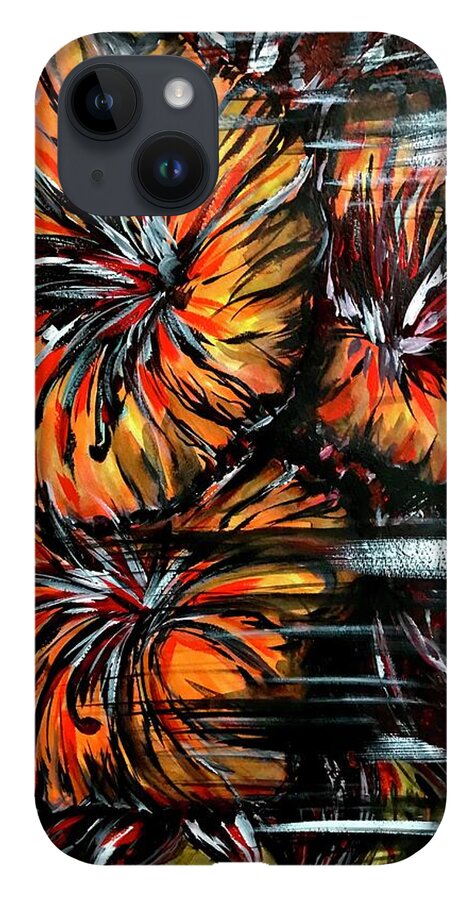 Abstract Lillies - Phone Case