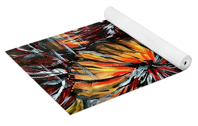Abstract Lillies - Yoga Mat