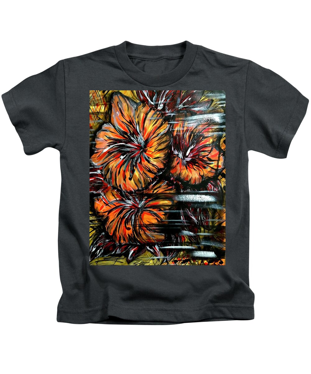 Abstract Lillies - Kids T-Shirt
