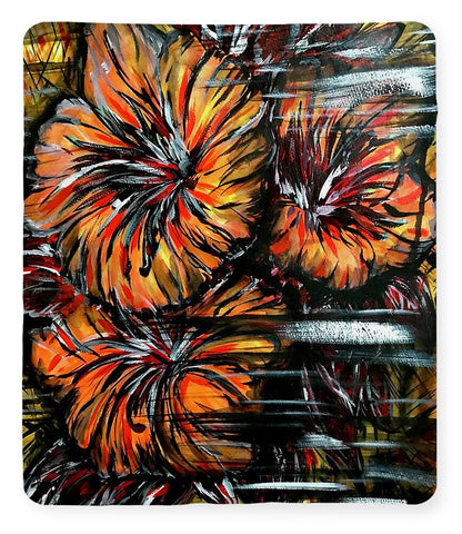 Abstract Lillies - Blanket