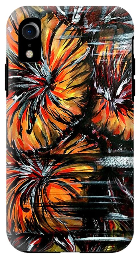 Abstract Lillies - Phone Case