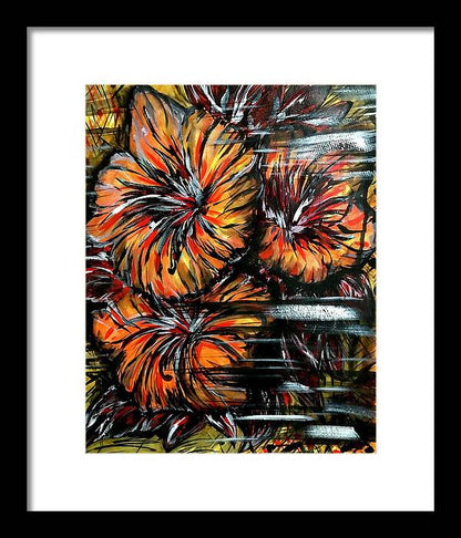 Abstract Lillies - Framed Print