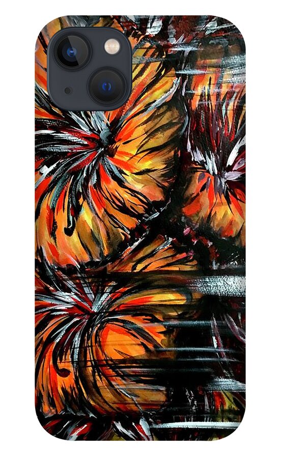 Abstract Lillies - Phone Case