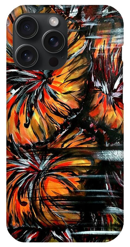 Abstract Lillies - Phone Case