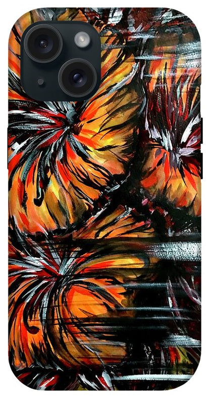 Abstract Lillies - Phone Case
