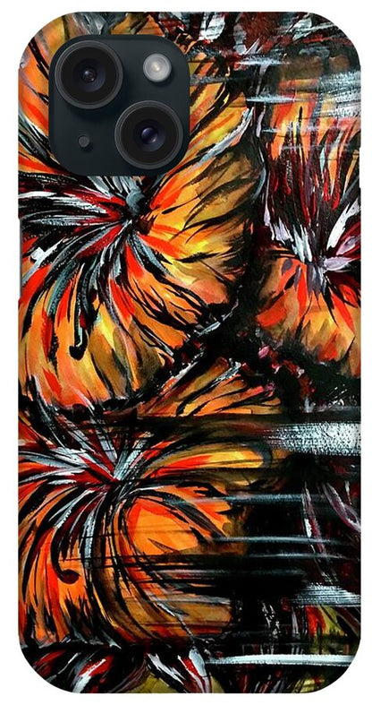 Abstract Lillies - Phone Case