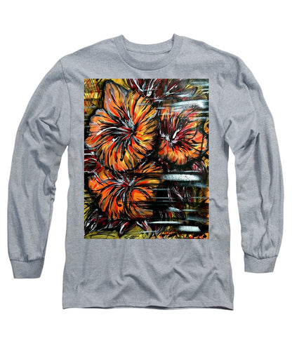 Abstract Lillies - Long Sleeve T-Shirt