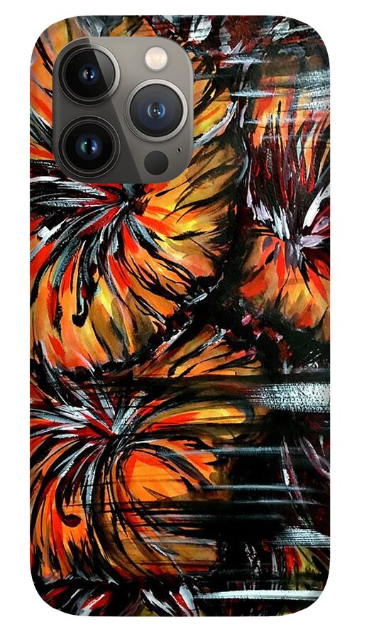 Abstract Lillies - Phone Case