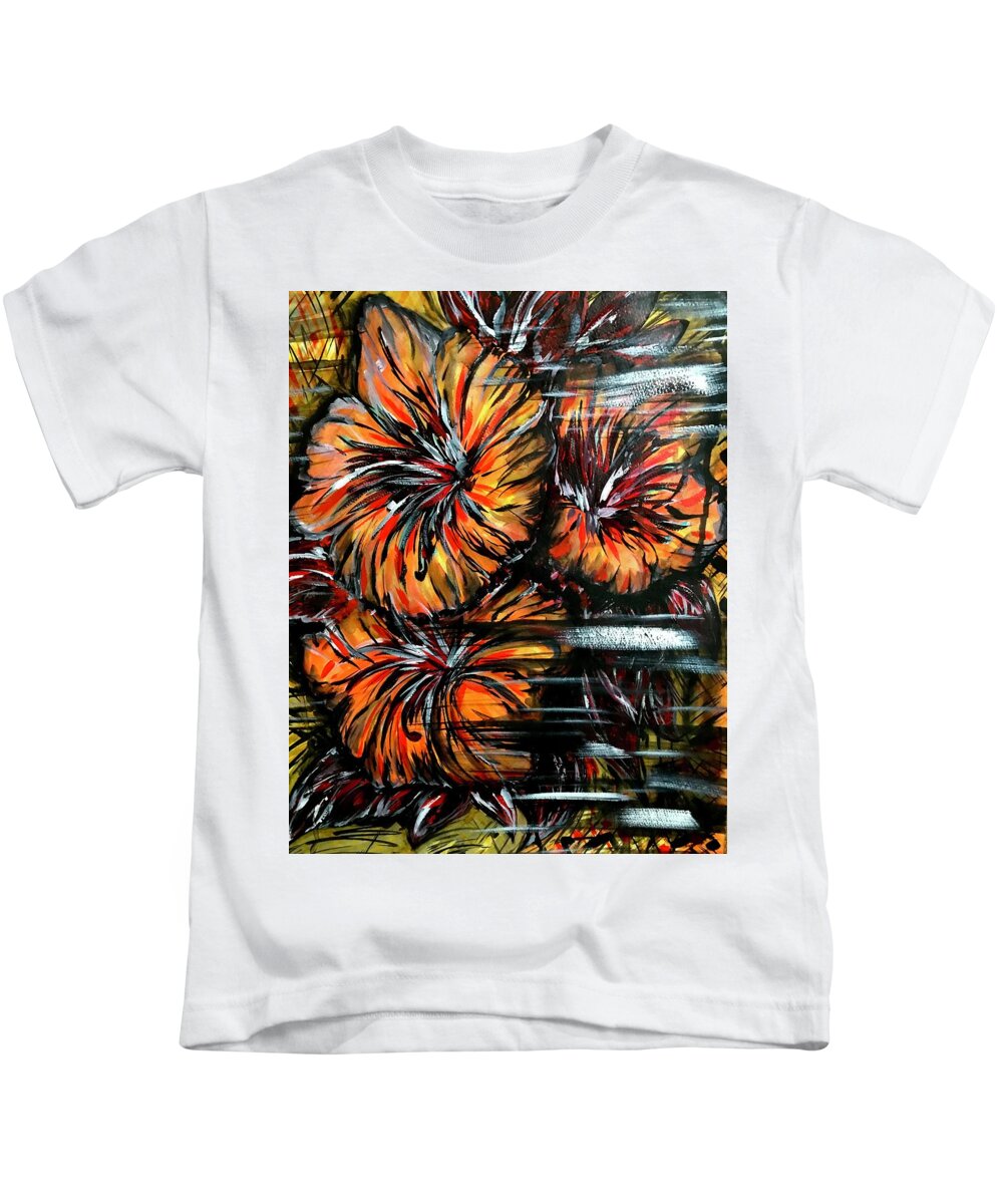 Abstract Lillies - Kids T-Shirt
