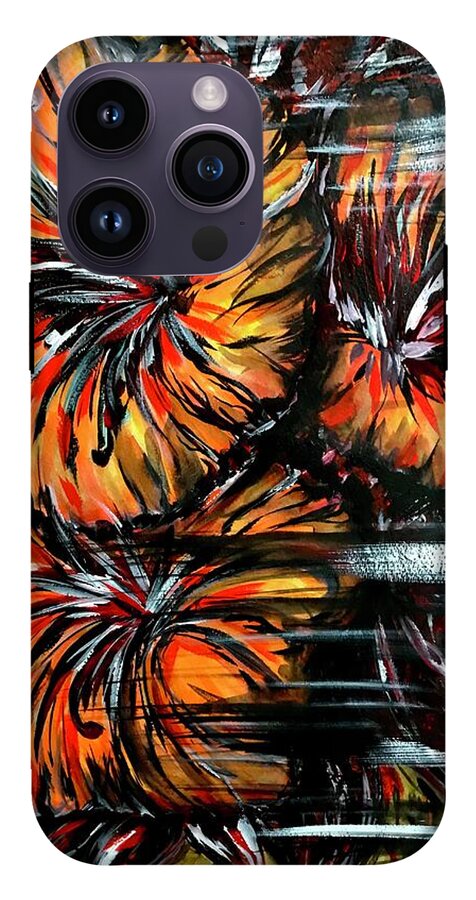 Abstract Lillies - Phone Case