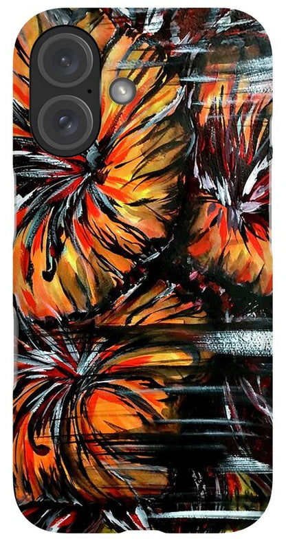 Abstract Lillies - Phone Case